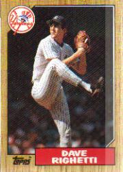 1987 Topps Baseball Cards      040      Dave Righetti